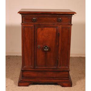 A 17th Century Italian Walnut Oratory Or Small Sideboard