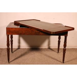 Empire Period Mahogany Tric-trac Table