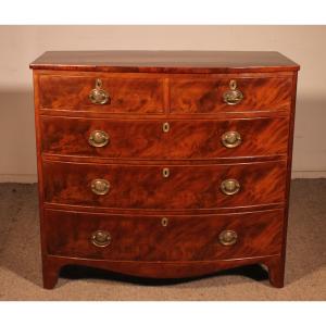 Chest Of Drawers In Mahogany, Early 19th Century