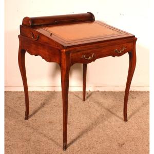 Napoleon III Period Walnut Desk/games Table
