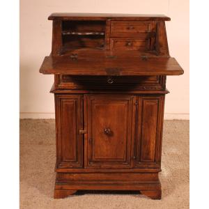 Italian Renaissance Oratory In Walnut With A Small Theatre—17th Century