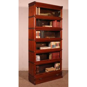 Globe Wernicke Mahogany Bookcase Of 6 Elements With A Drawer