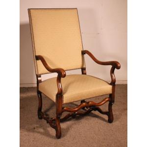 Fauteuils De Style Louis XIV En Os De Mouton en noyer - 19° siècle
