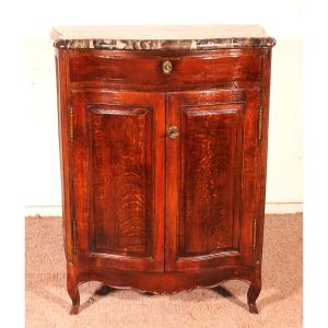 A Small 18th-century Louis XV-period Sideboard In Oak