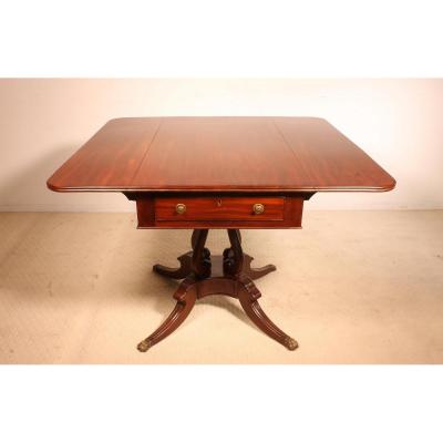 Table Anglaise Regency En Acajou