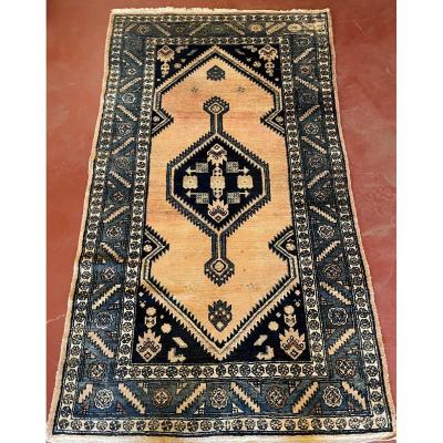 Tapis Persan 2m21-1m29 à Décor Bleu