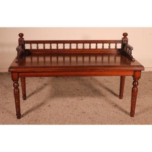 19th Century Mahogany Bench-england