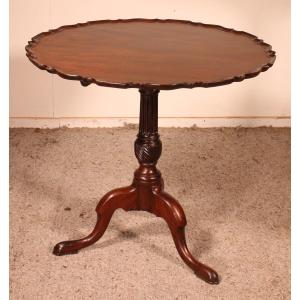 English Tripod Table In Mahogany  - 18th Century