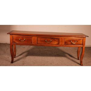 Louis XV Console In Cherry Double Face