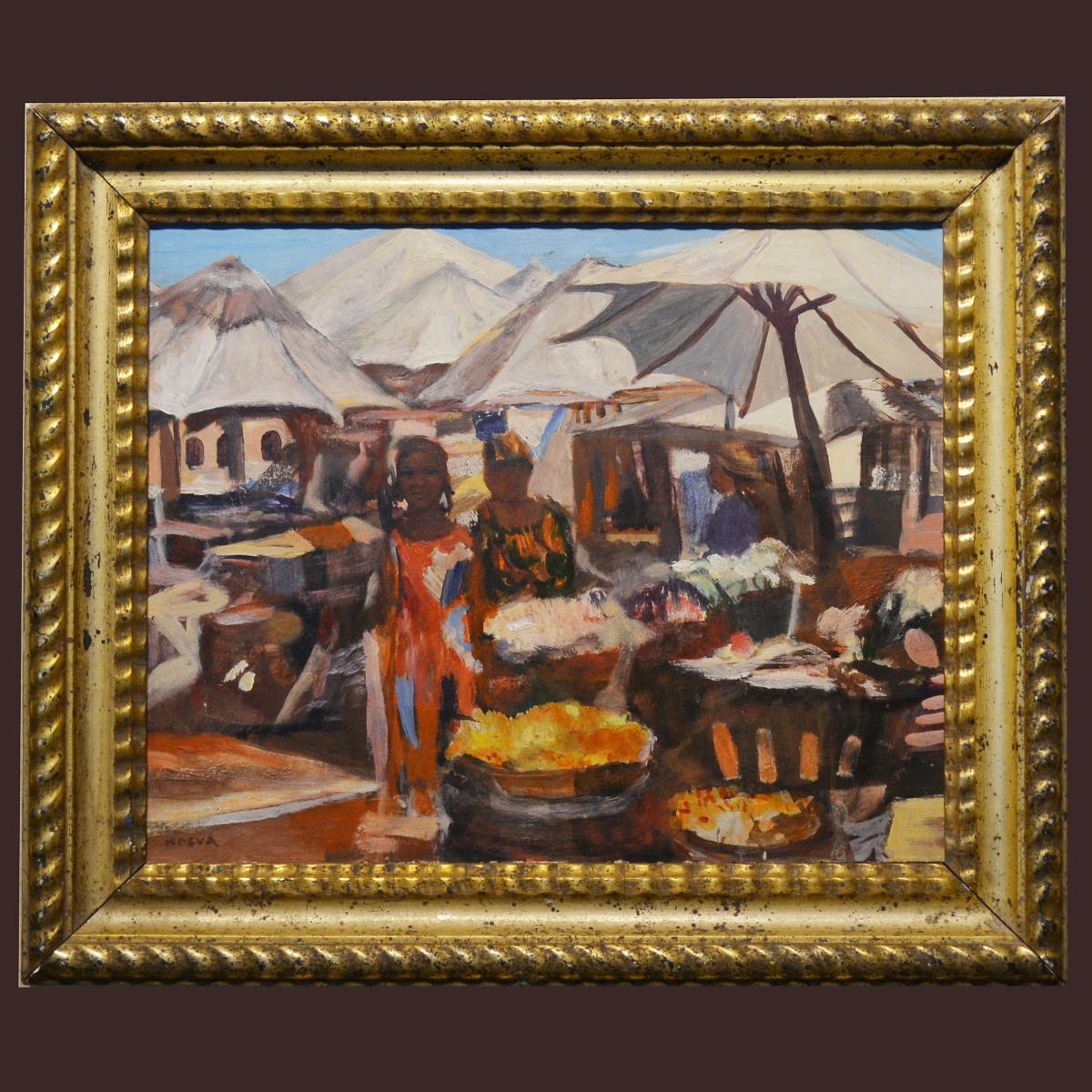 Tableau Marché Africain Par Radka Koeva-Ehlinger