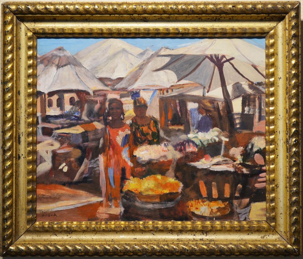 Tableau Marché Africain Par Radka Koeva-Ehlinger-photo-2