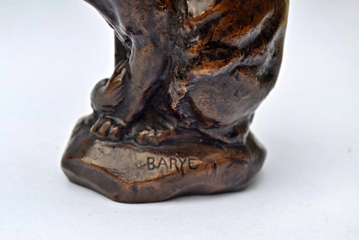 Antoine-louis Barye The Seated Cat-photo-2