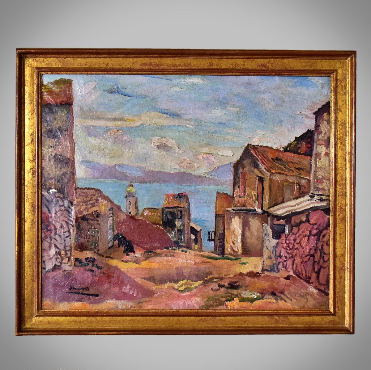 Street Of Cargèse Corsica By Pierre Daura-photo-2