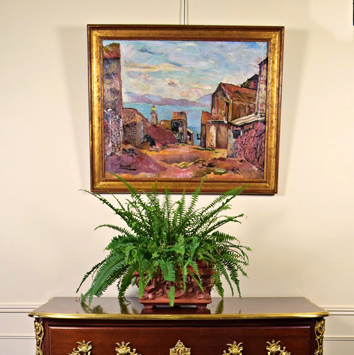 Street Of Cargèse Corsica By Pierre Daura