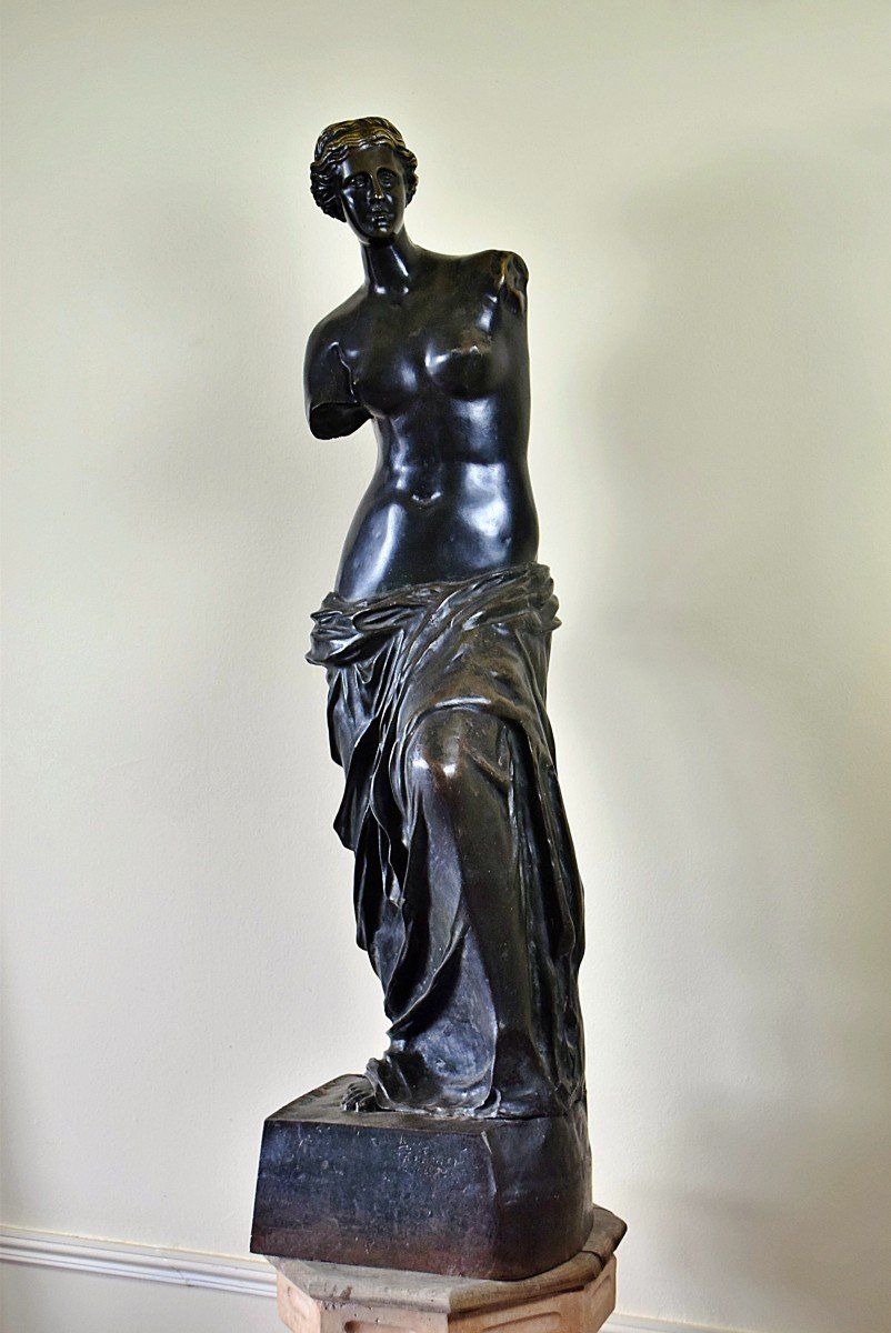Venus De Milo 102 Cm Bronze Workshops Of The Louvre XIXth-photo-4