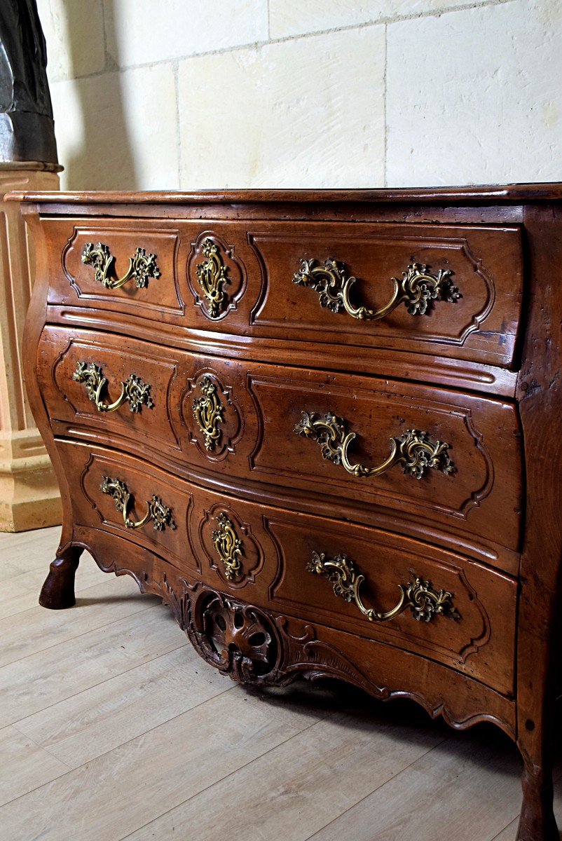 Lyonnaise Chest Of Drawers In 18th Century Walnut-photo-2