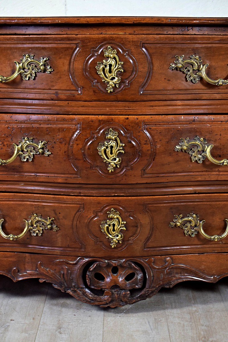 Lyonnaise Chest Of Drawers In 18th Century Walnut-photo-3