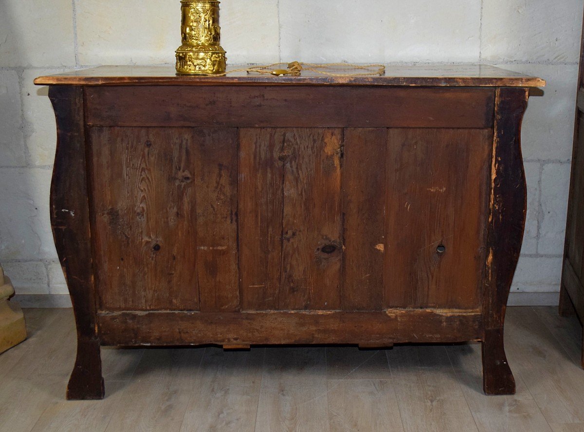 Lyonnaise Chest Of Drawers In 18th Century Walnut-photo-6