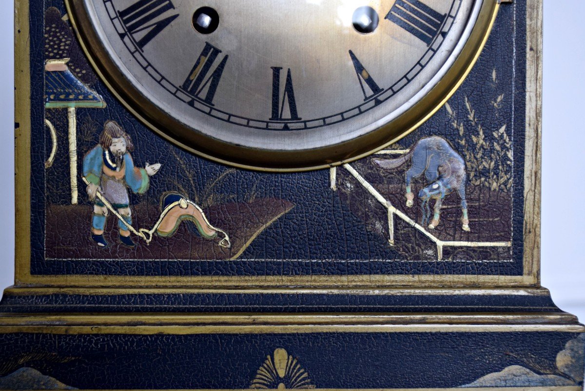 English Art Deco Clock Brand "empire" Early 20th Century-photo-3