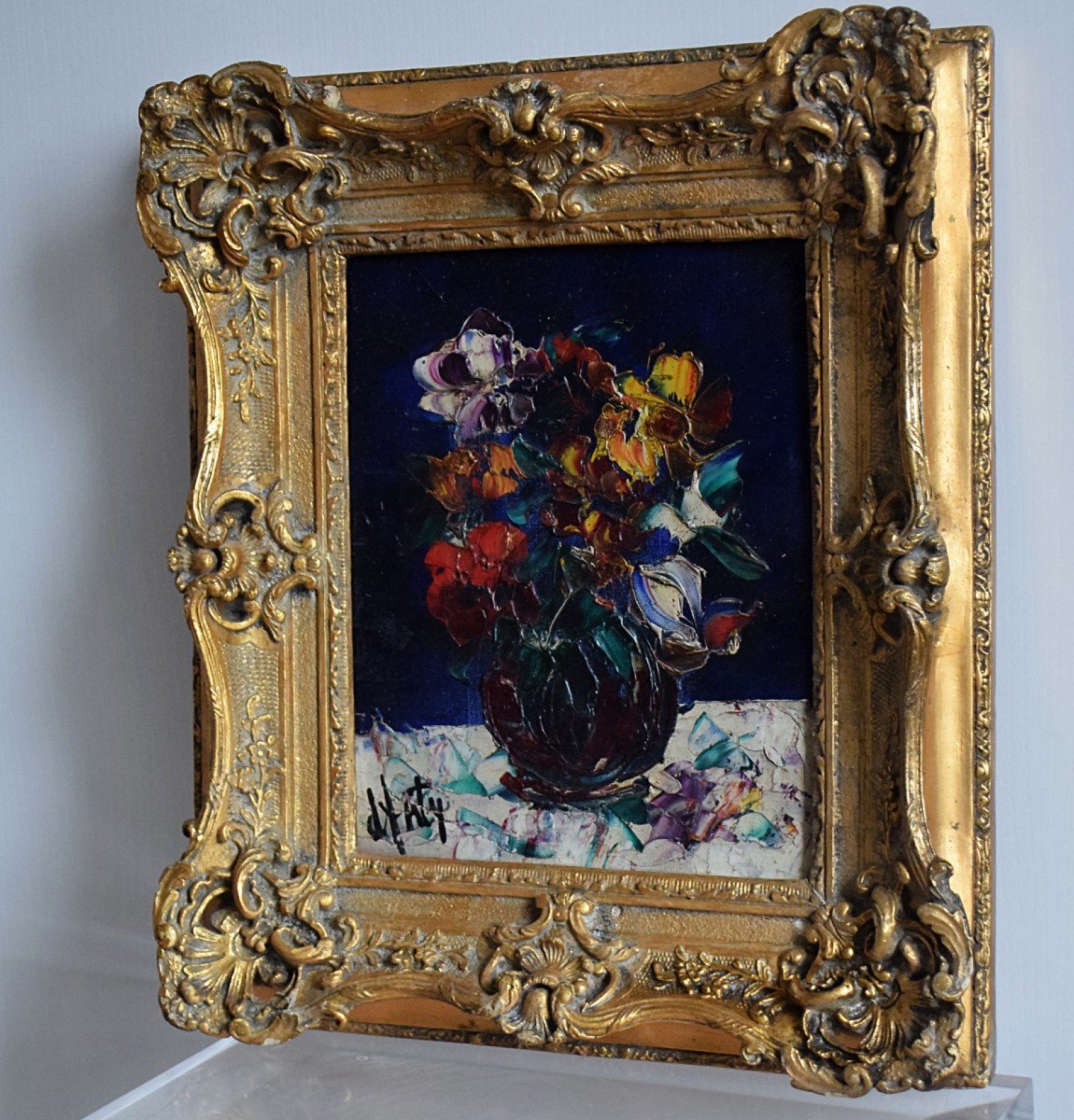 Bouquet de fleurs Nature morte Henry d'Anty -photo-5