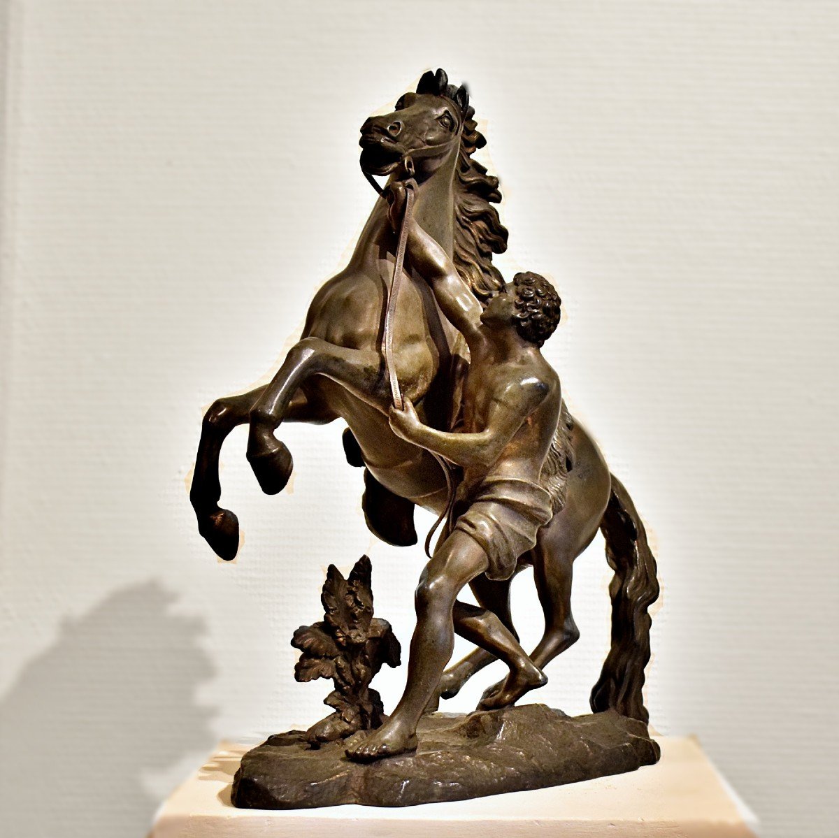 Horse Of Marly In Spelter After Guillaume Coustou 19th Century