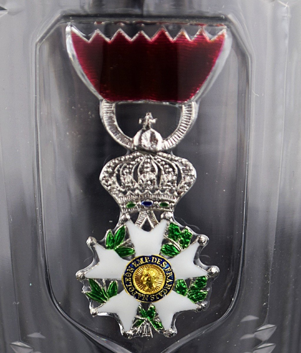 Verre Cristal Clichy Cristallo Cérame à la légion d'honneur XIXè-photo-1