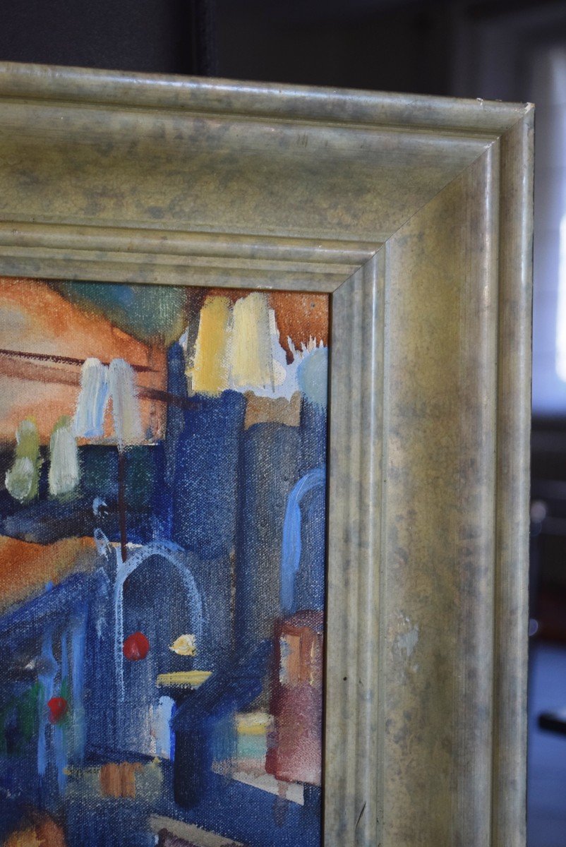 Lucien Fleury Interior Of Parisian Bistro -photo-1