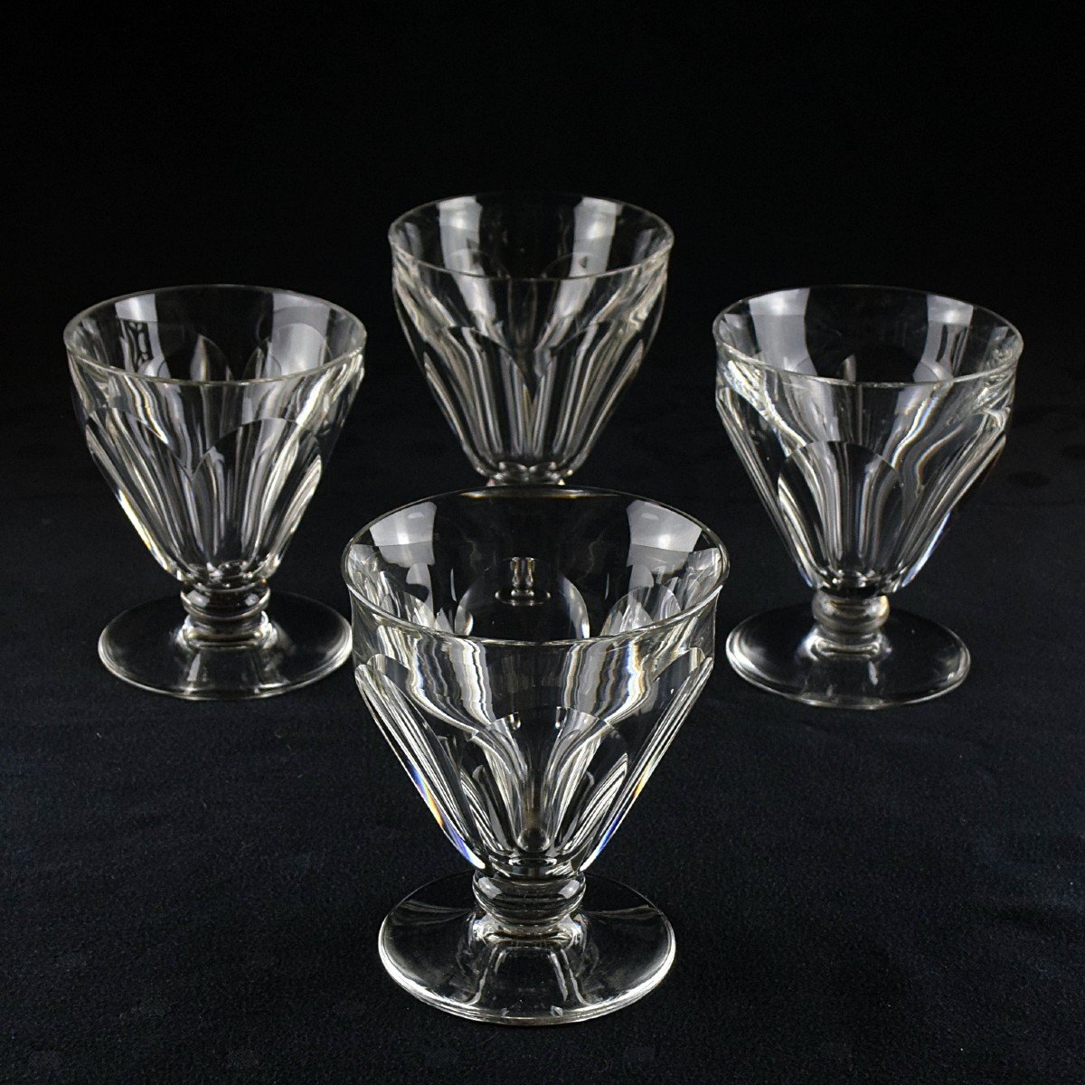 Quatre verres &agrave; eau Baccarat Talleyrand S&eacute;rie Harcourt-photo-2