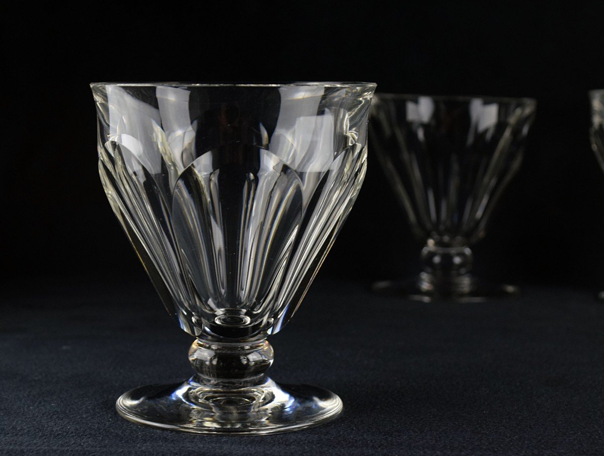 Quatre verres &agrave; eau Baccarat Talleyrand S&eacute;rie Harcourt-photo-2