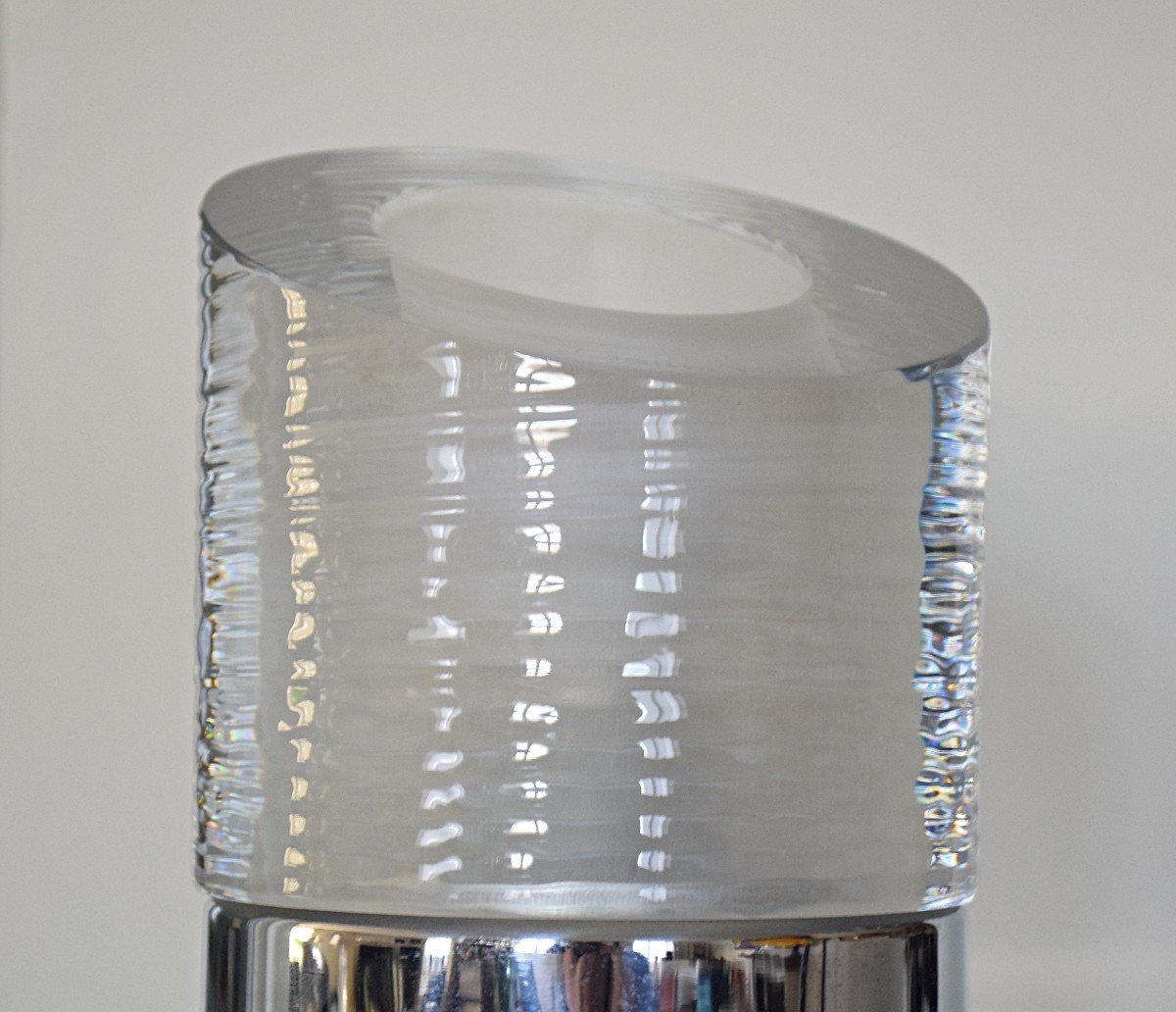 Designer Crystal Lamp By Daum France-photo-2