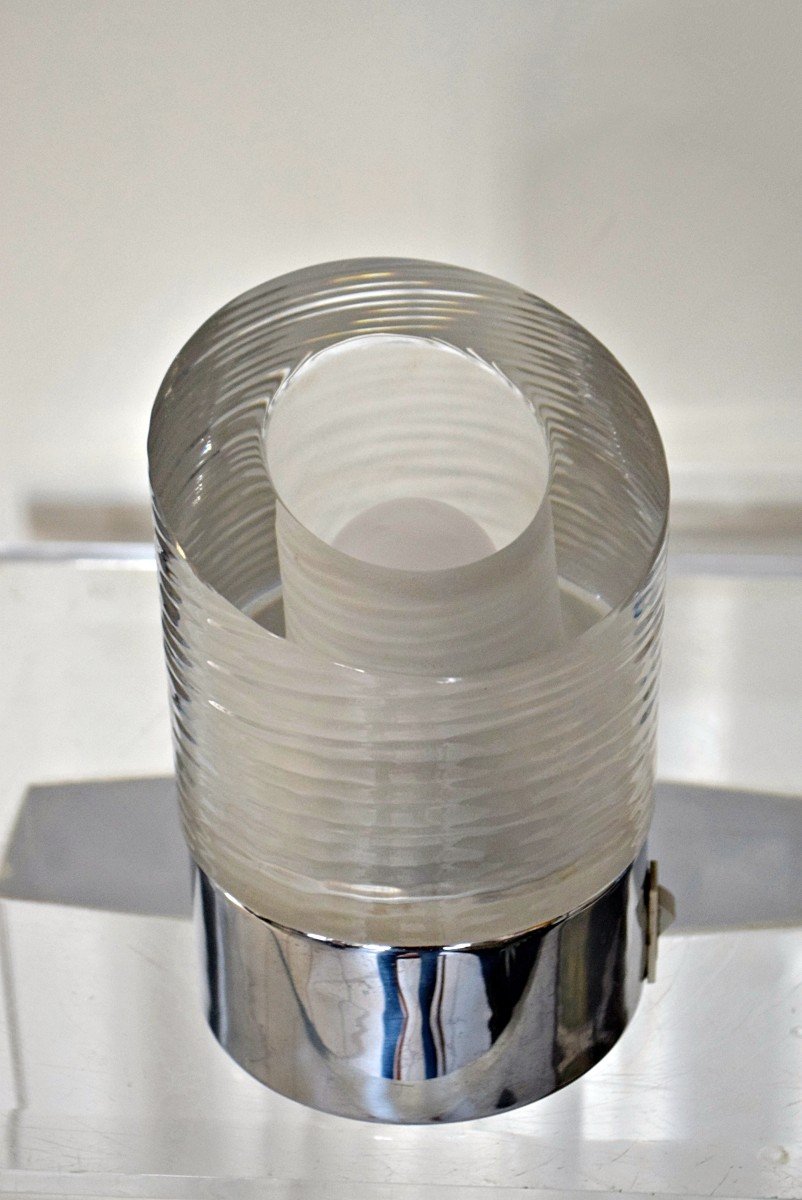 Designer Crystal Lamp By Daum France-photo-3