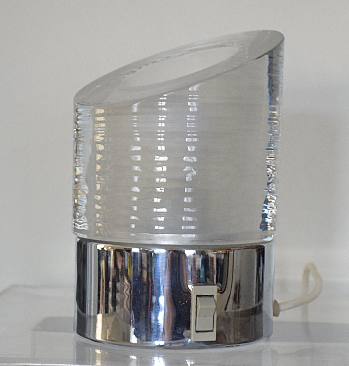 Designer Crystal Lamp By Daum France-photo-4