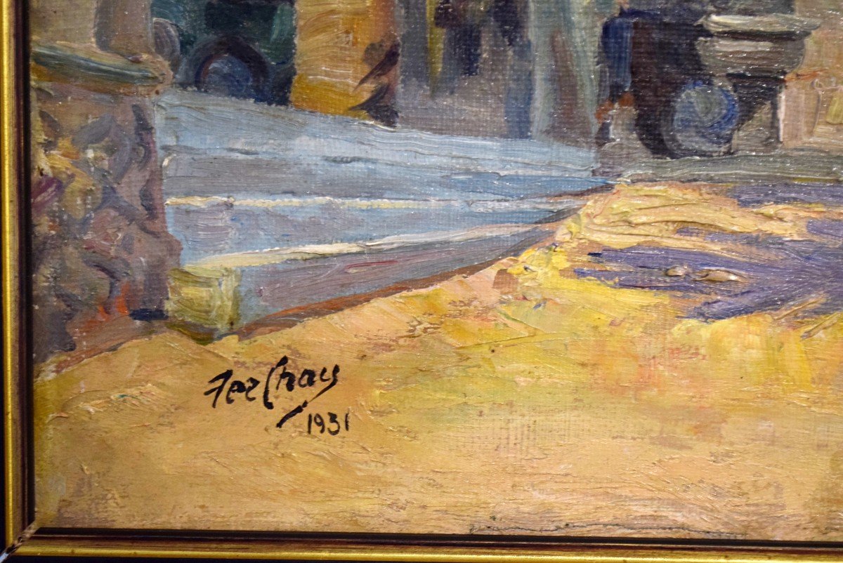 Bandol Fountain The Salt Shaker 1931 By Ferdinand Chaumeau Provence-photo-2