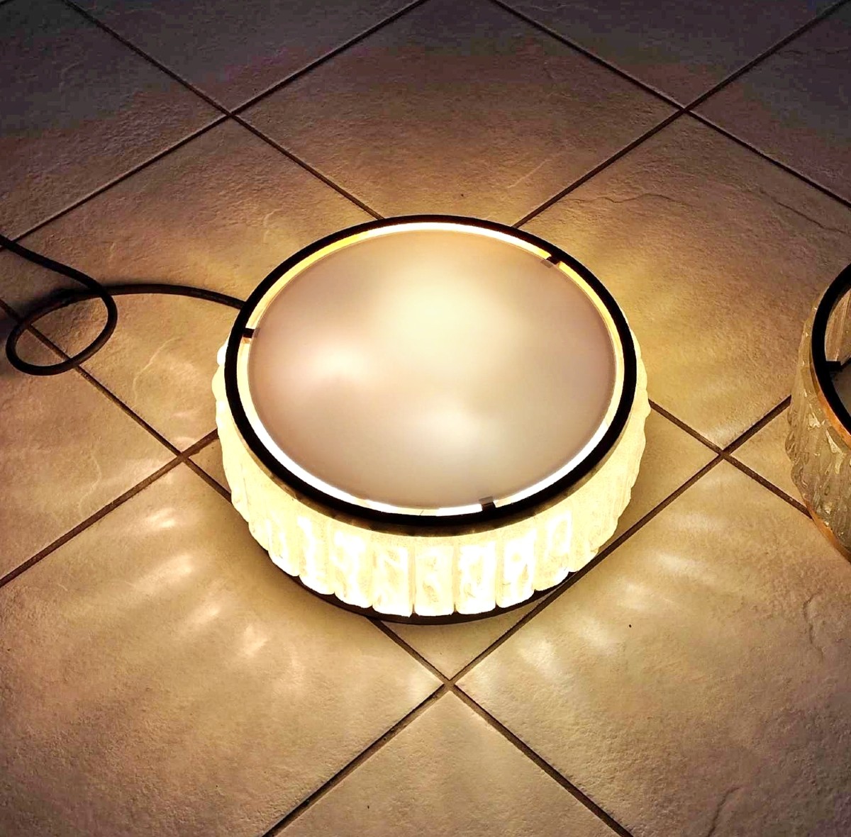 Pair Of Jean Perzel Ceiling Lights Model 2058 A - Art Deco-photo-8