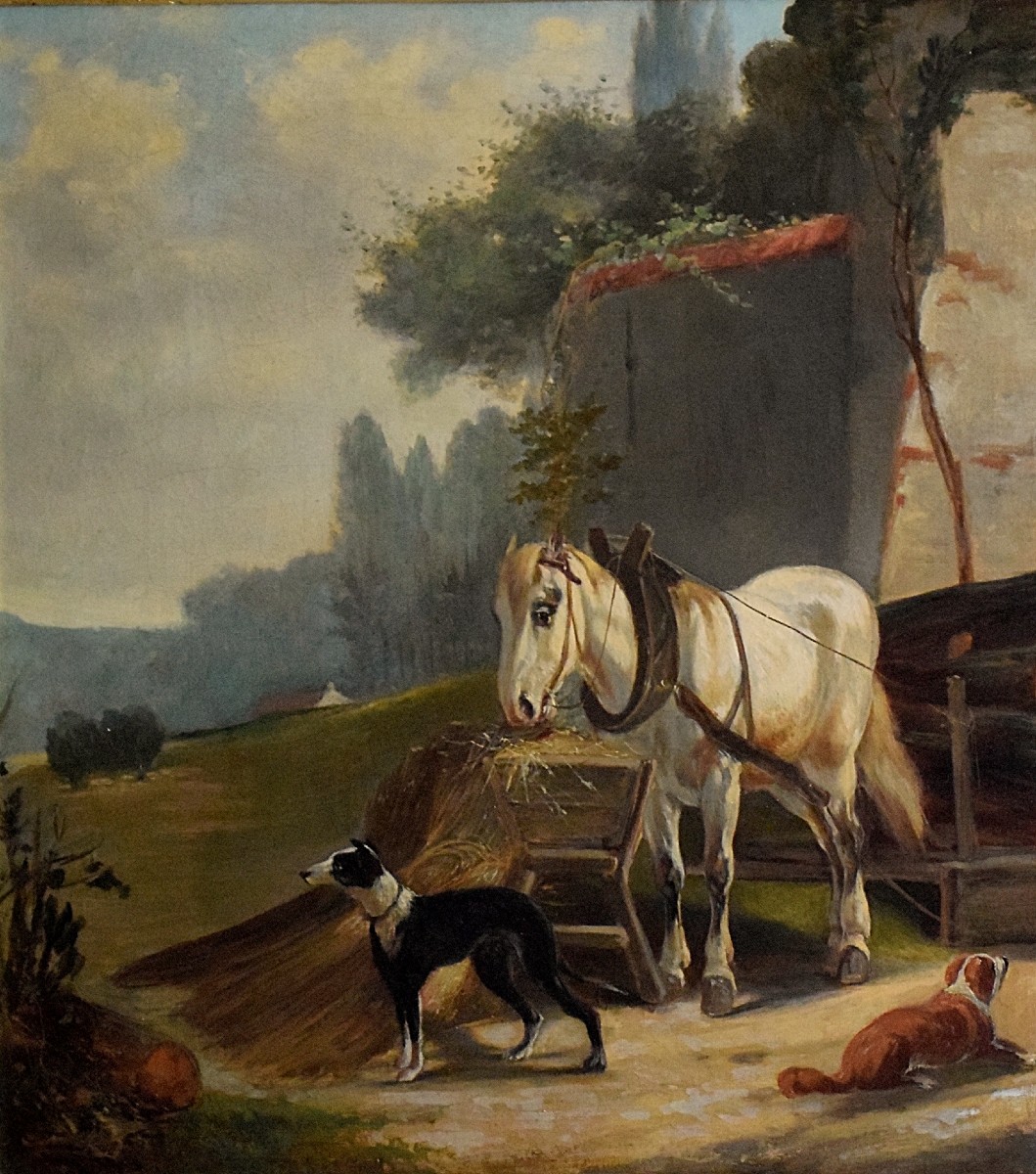 Jules Jacques Veyrassat 1846 Stop At The Tavern-photo-2