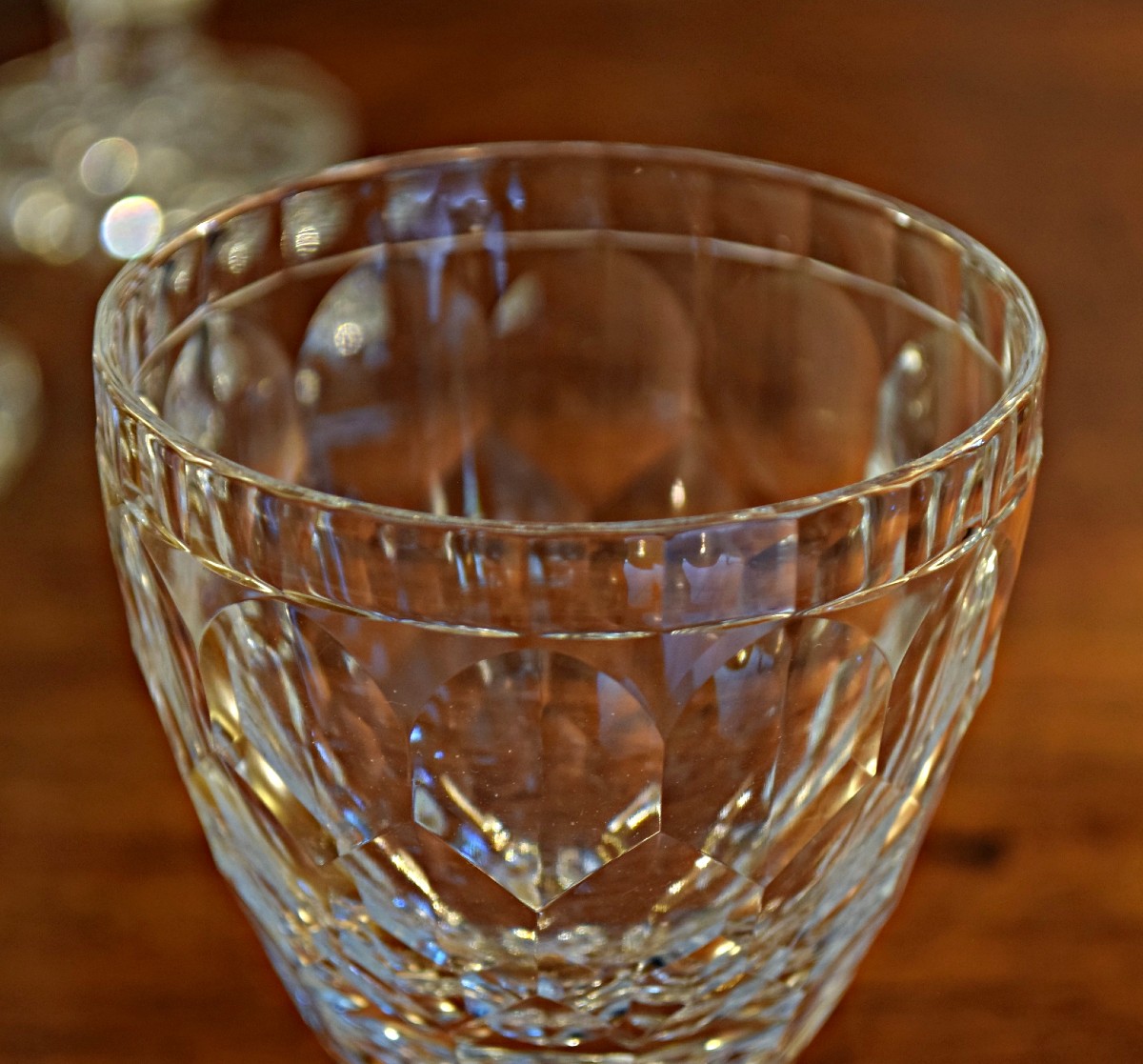 Verres à vin en cristal taillé Orrefors Suède Circa 1960-photo-5