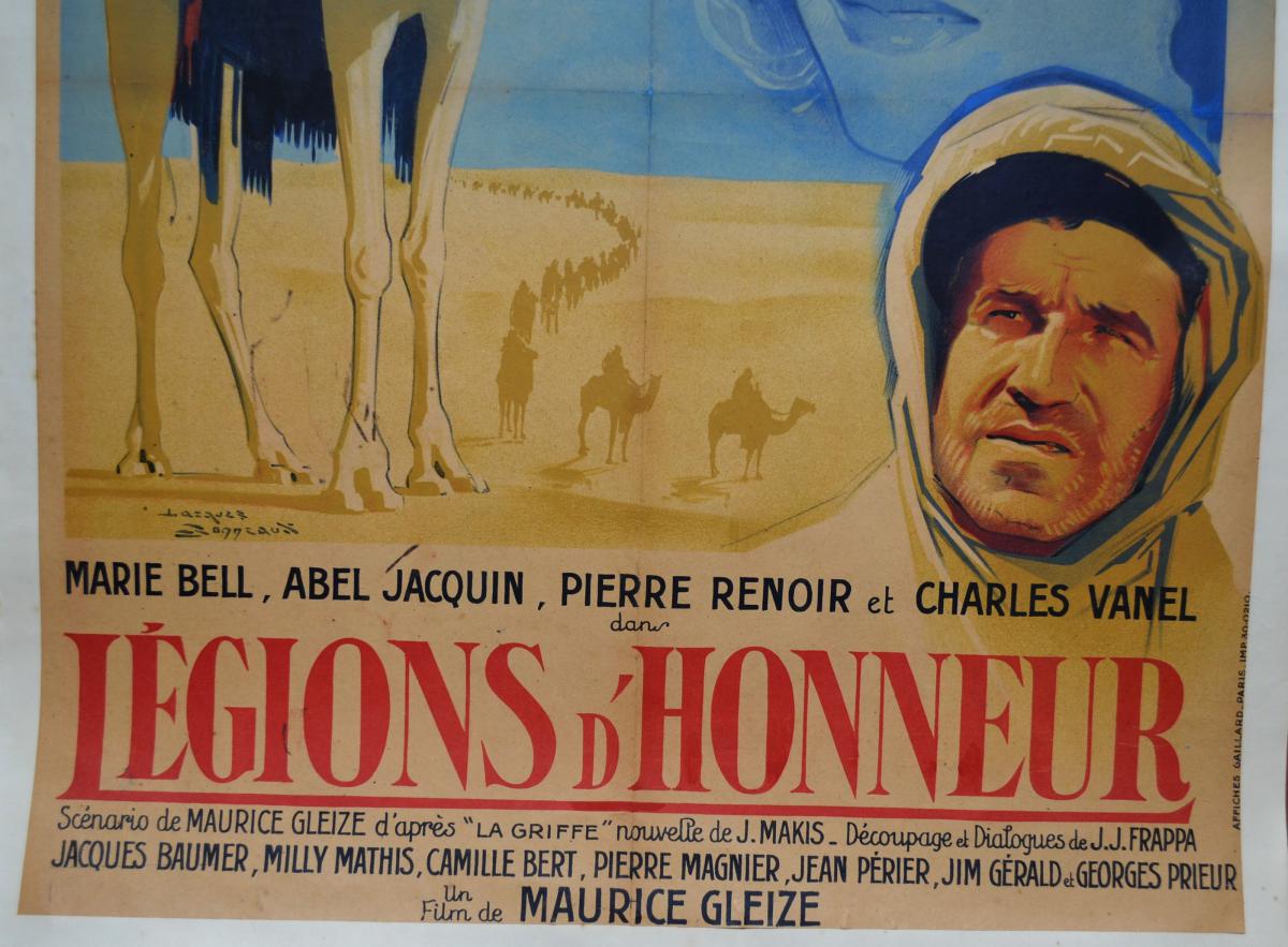 Affiche de Cinéma "Légions d'honneur - Maurice Gleize 1938"-photo-3