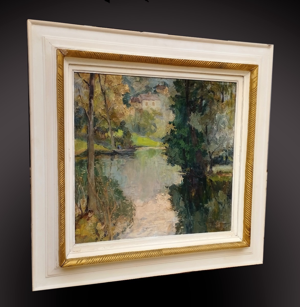 Bord de la Vézère  Dordogne par François Florit Début XXème-photo-4