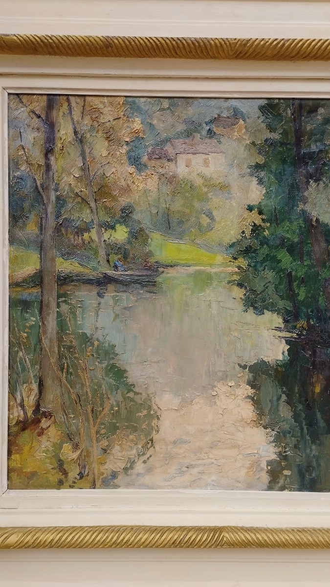 Bord de la Vézère  Dordogne par François Florit Début XXème-photo-6