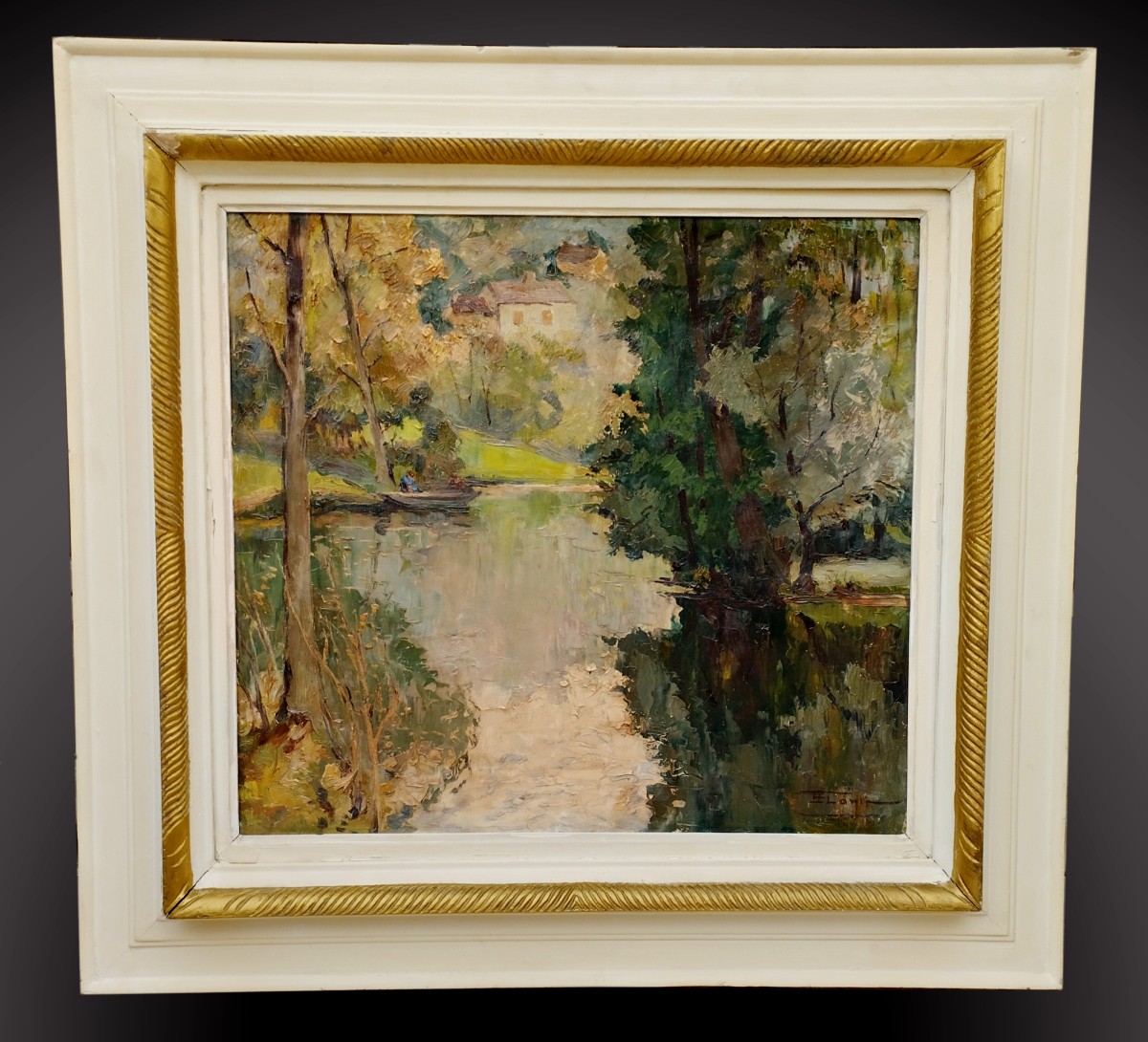 Bord de la Vézère  Dordogne par François Florit Début XXème-photo-1