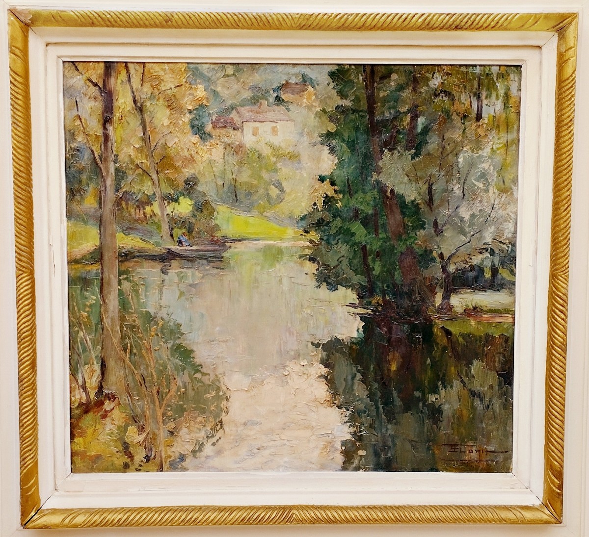 Bord de la Vézère  Dordogne par François Florit Début XXème