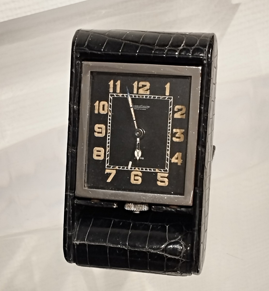 Pendulette R&eacute;veil Jaeger Lecoultre Mod&egrave;le Ados 8 jours Ann&eacute;es 30 Art d&eacute;co Jaeger-Lecoultre-photo-1