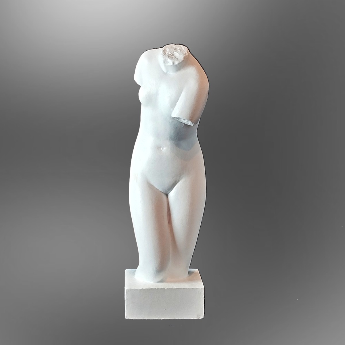 Buste de Vénus ou de l'Aphrodite de Cnide Ht 45 cm-photo-2