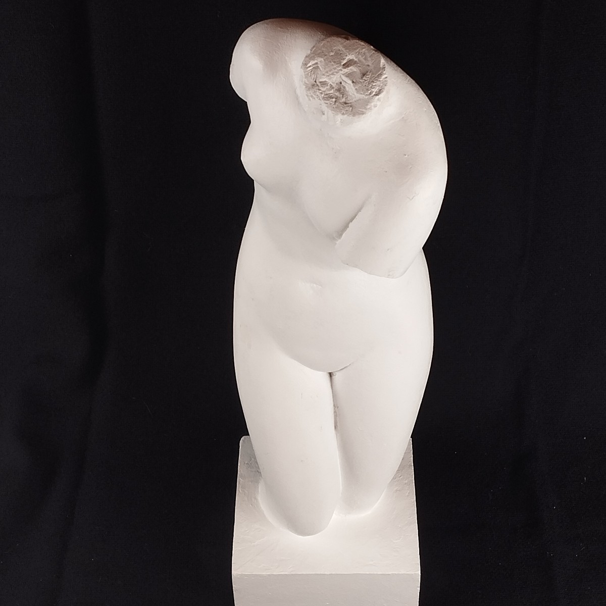 Buste de Vénus ou de l'Aphrodite de Cnide Ht 45 cm-photo-3
