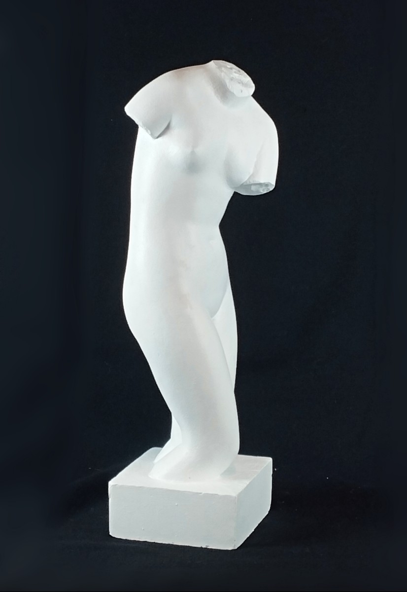 Buste de Vénus ou de l'Aphrodite de Cnide Ht 45 cm-photo-4