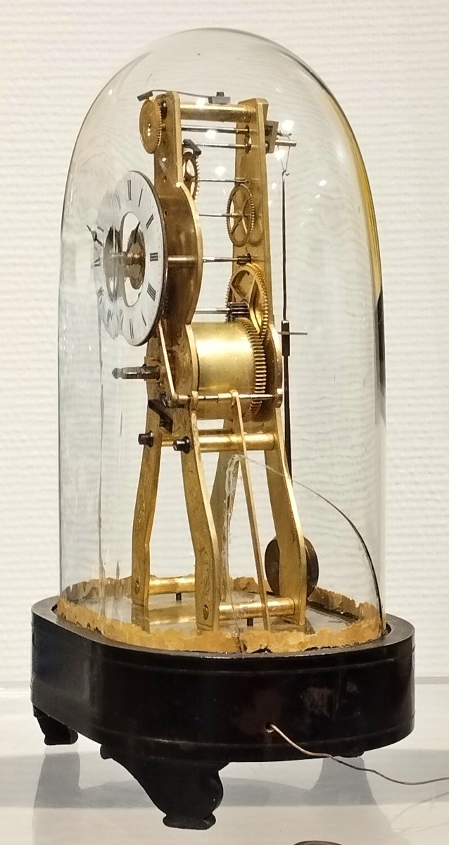 Skeleton Clock Making Napoleon III Alarm Clock. Honorable Mentions. Exhibitions Paris London-photo-7