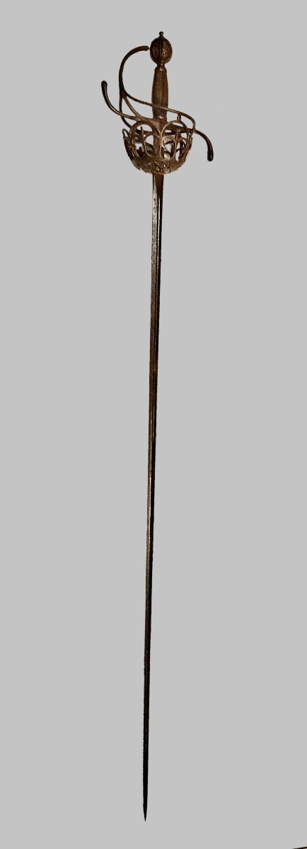 Rapi&egrave;re de style XVII&egrave; &agrave; garde en panier -photo-3