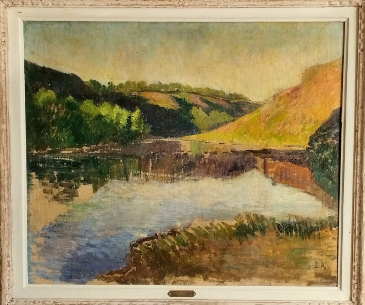 Eugène Alluaud, Creuse Valley, Fauvist Painting, Crozant School-photo-2