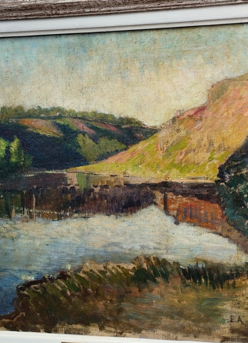 Eugène Alluaud, Creuse Valley, Fauvist Painting, Crozant School-photo-2