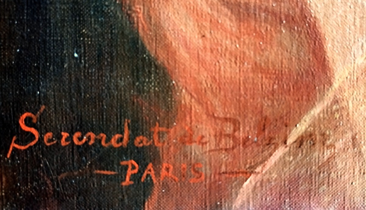 Louis Sérendat De Belzim Young Woman Of The 1920s With Roses-photo-2